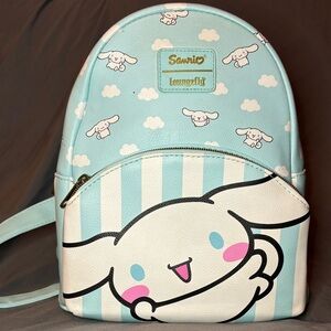 Loungefly Sanrio Cinnamoroll blue and white backpack - super cute!